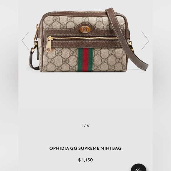 SOLD via zelle! Brand new and with tag! Gucci Ophidia - Picture 5 of 5